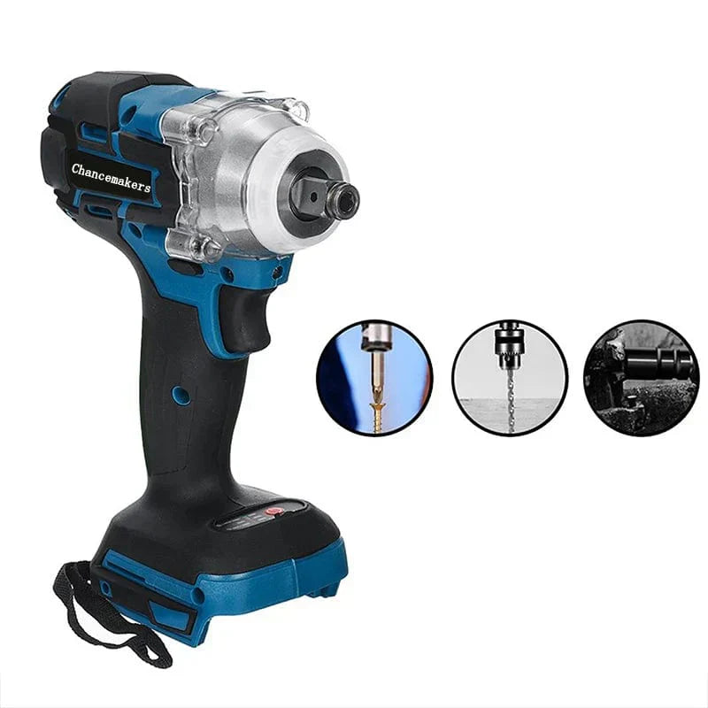Trapano Avvitatore a Percussione Senza Fili – Perfetto per Officina e Garage 