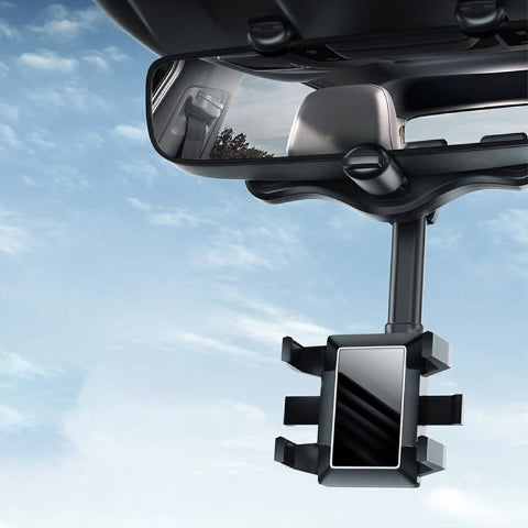 Support Phone Rearview Mirror – Adjustable Angle and Stable Mounting 